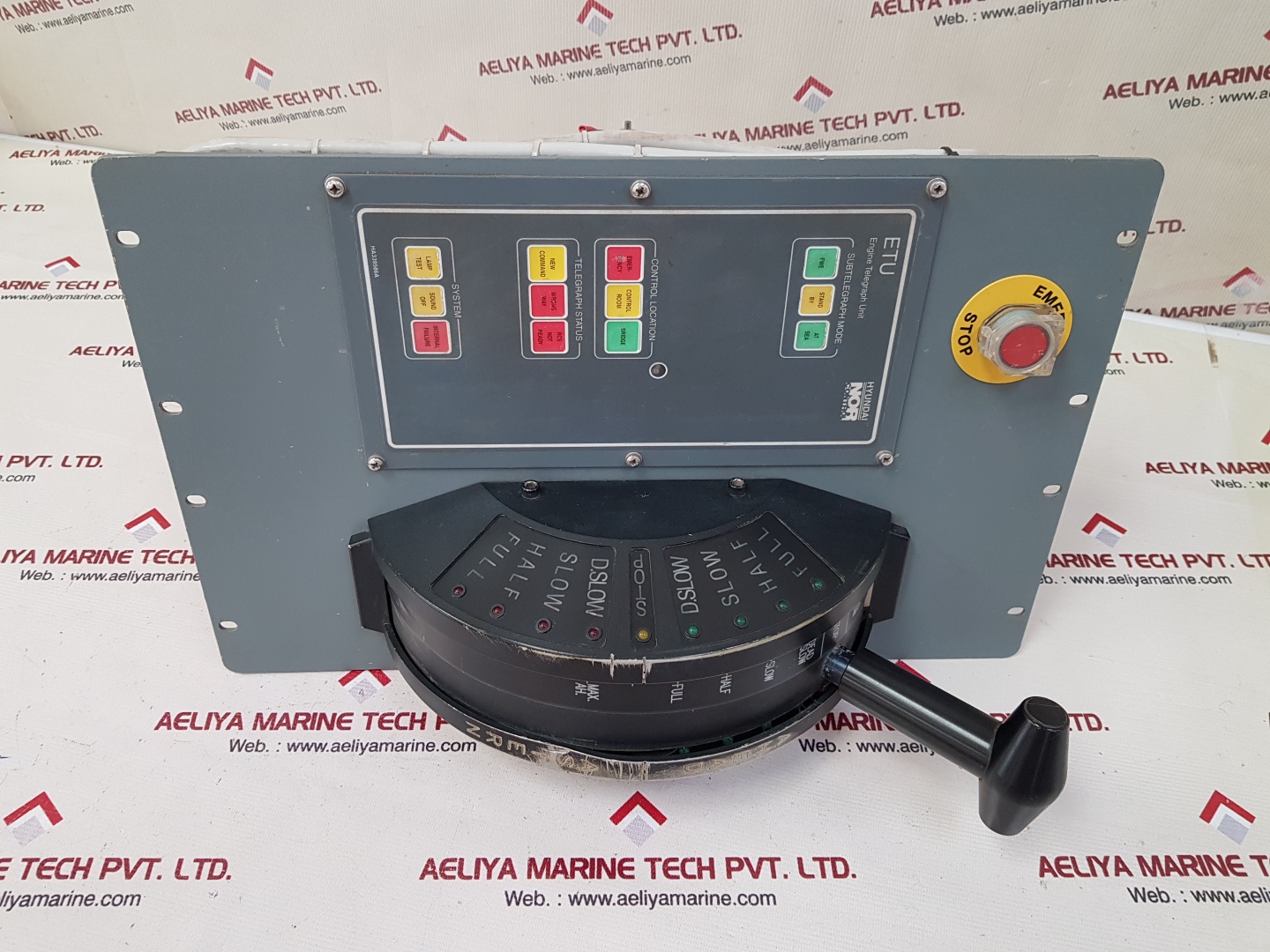 KONGSBERG HYUNDAI NORCONTROL ETU 003 ENGINE TELEGRAPH UNIT 8200014 - Image 2