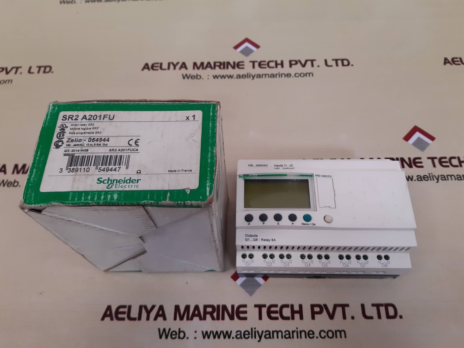 Schneider Sr2 A201Fu Relay Module 100...240Vac