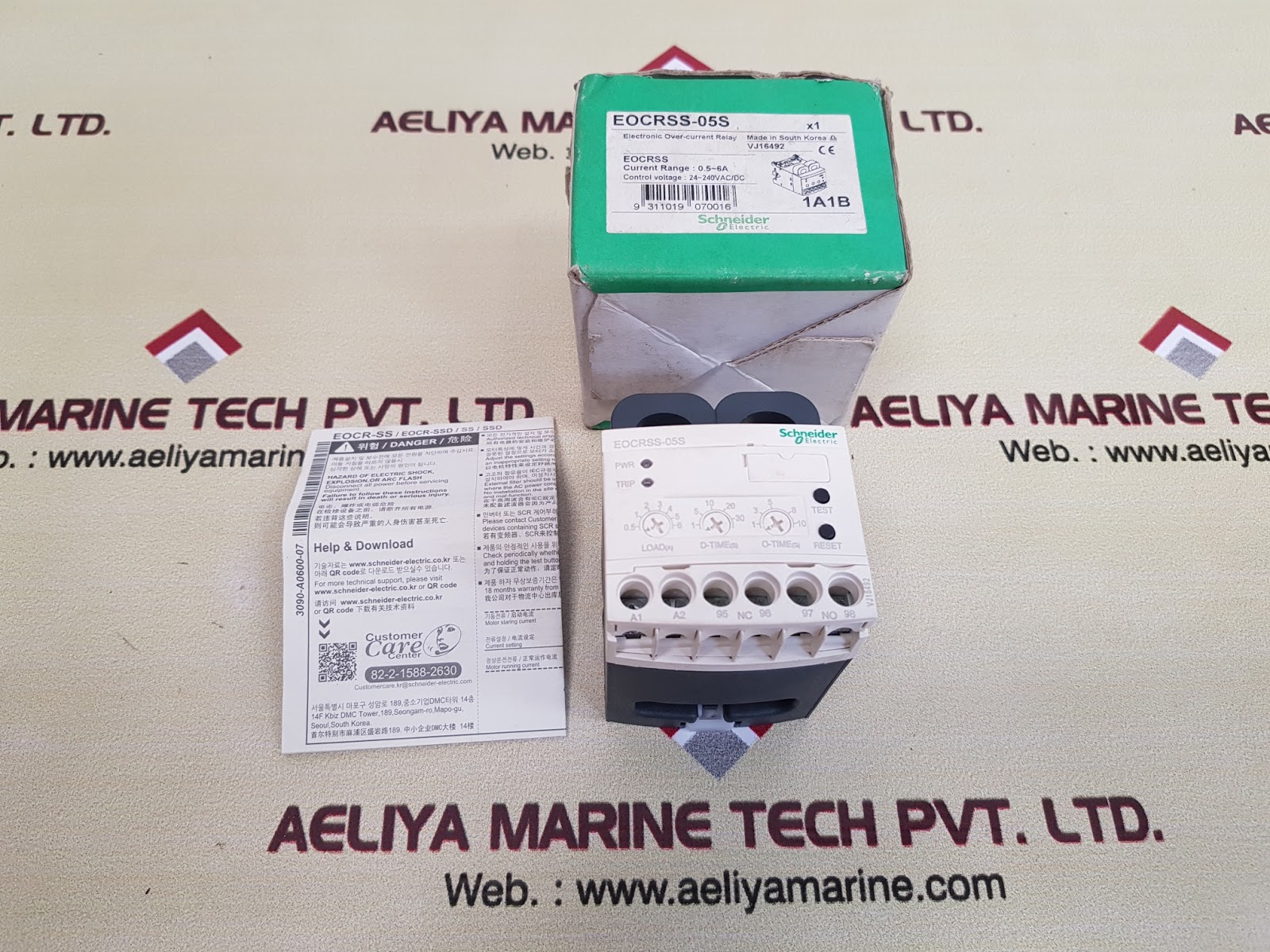 Schneider electric eocrss-05s electronic over-current relay