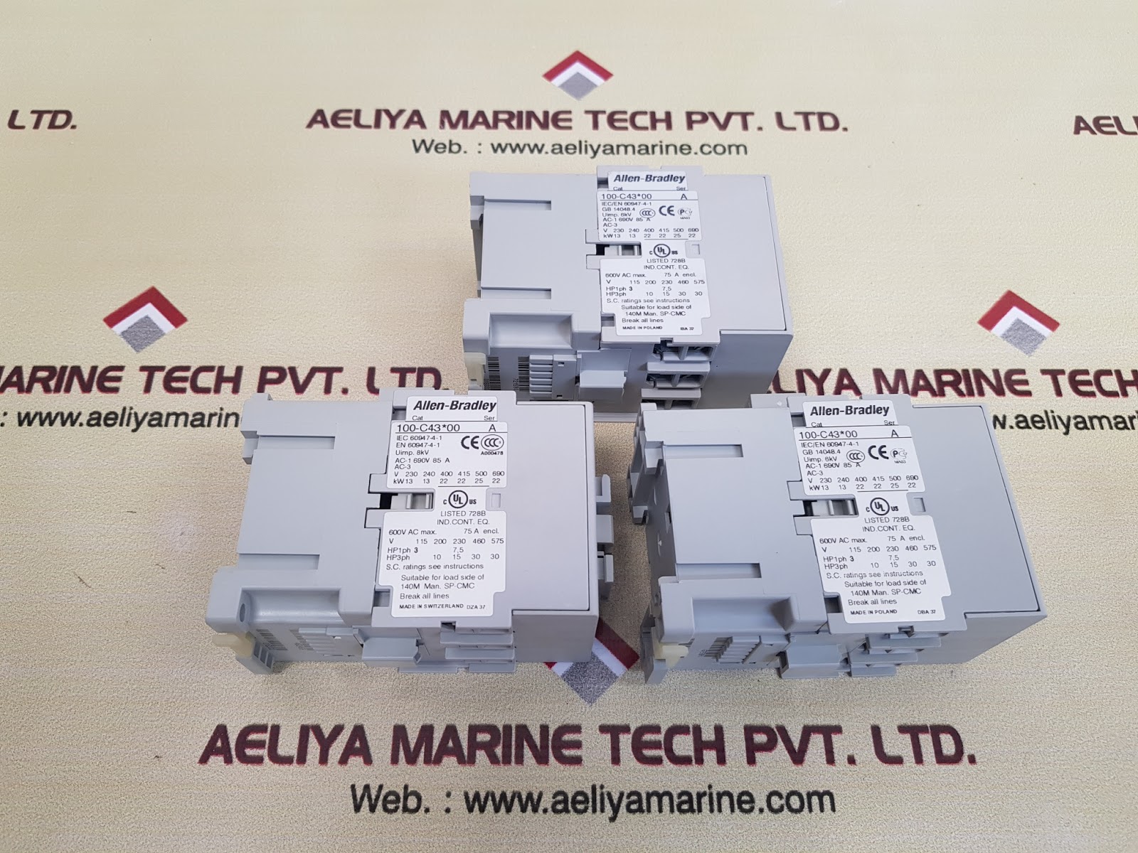 Allen-bradley 100-c43*00 ser.a contactor - Image 2