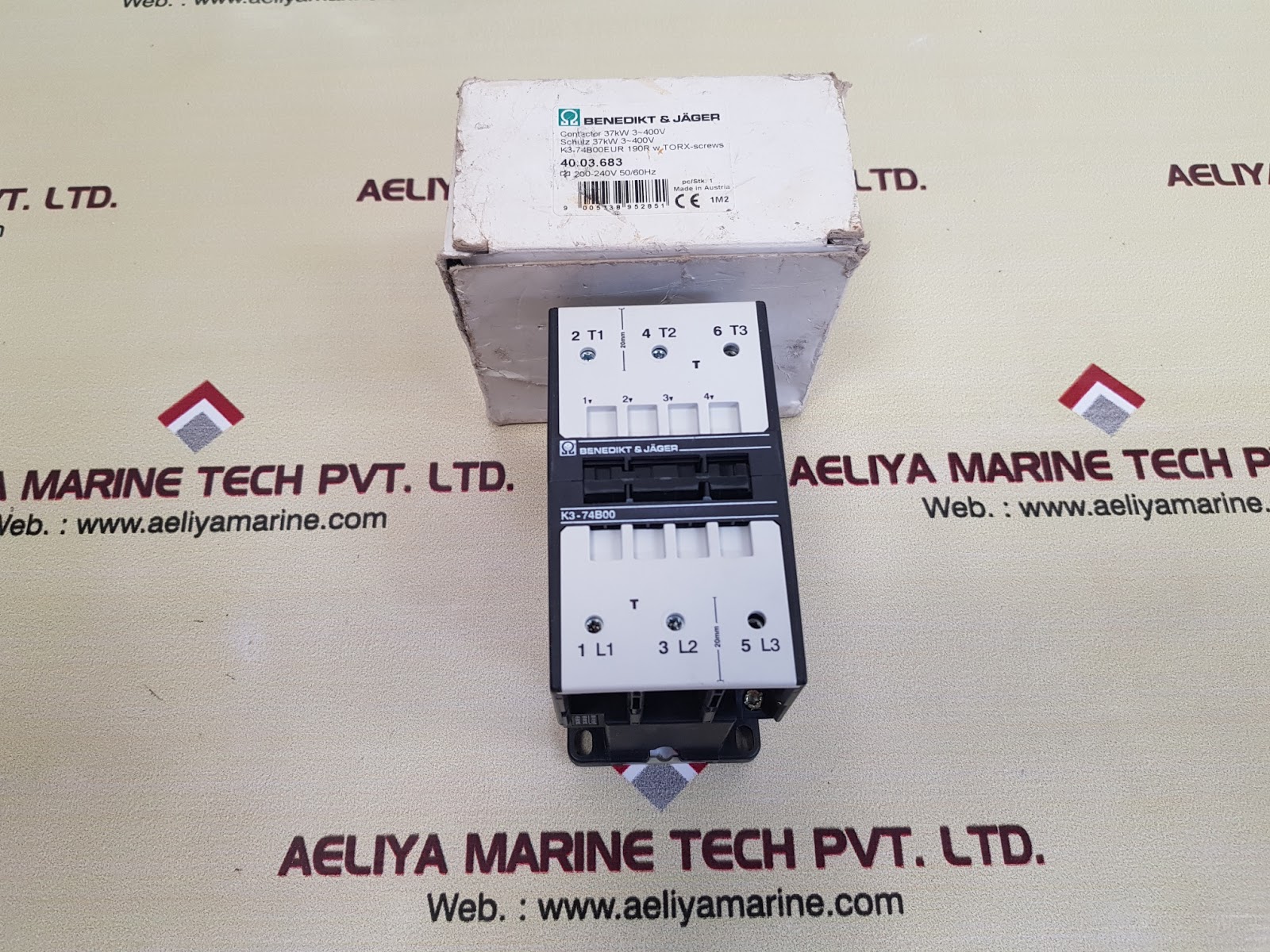 Benedikt & jager k3-74b00 contactor