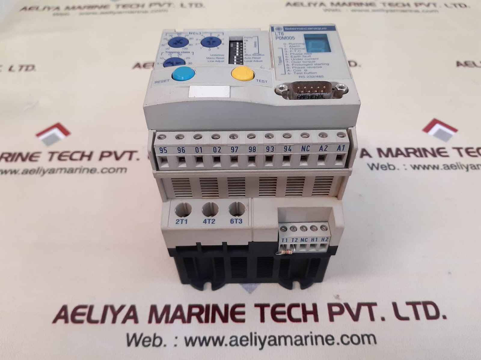 Telemecanique lt6 p0m005 motor protection overload relay - Image 2