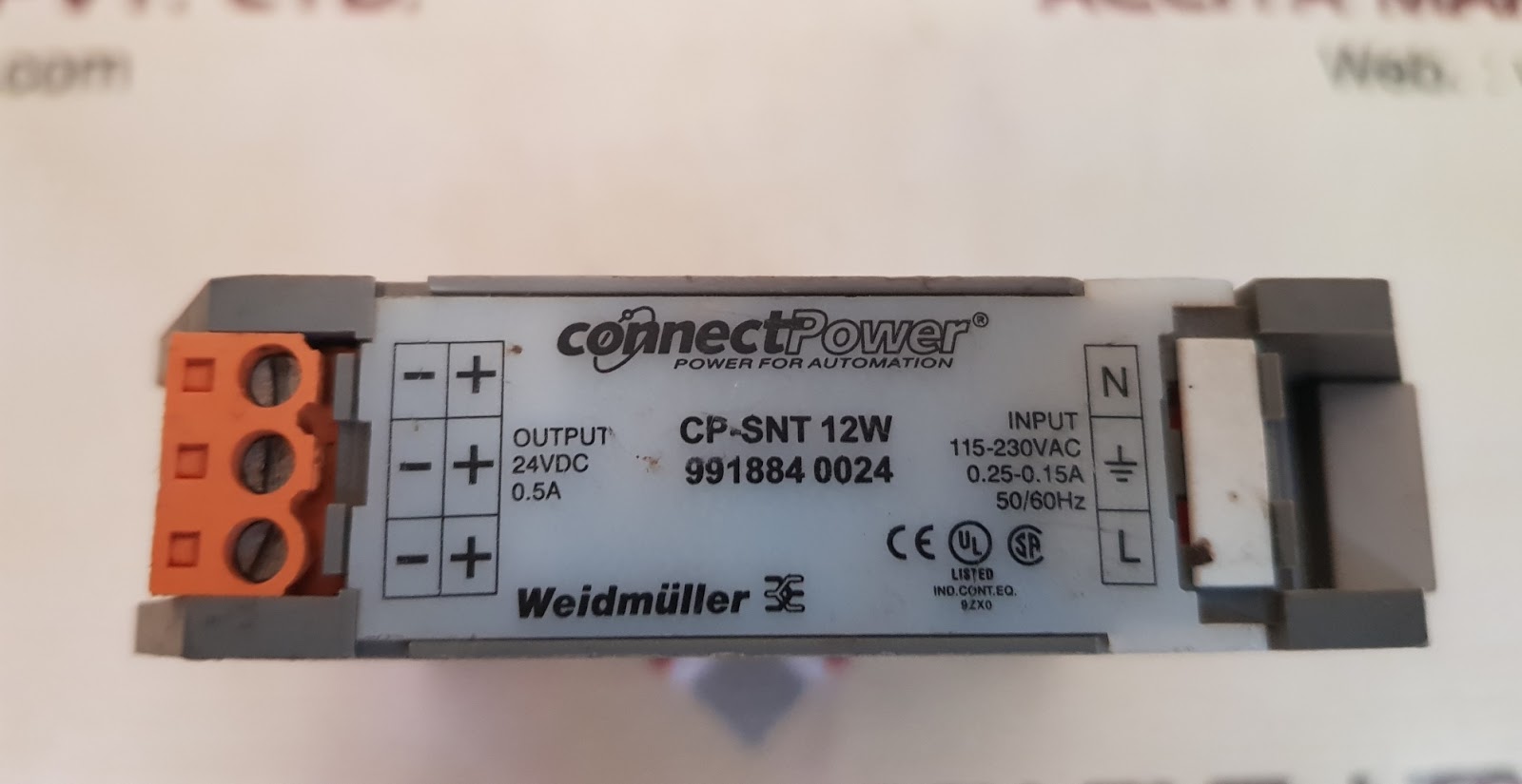 Weidmuller cp-snt 12w power supply 9918840024 - Image 7
