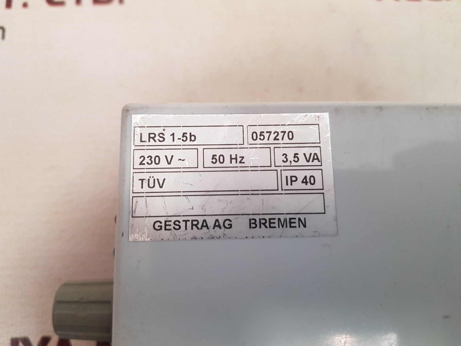 Gestra flowserve lrs 1-5b conductivity limit switch - Image 7