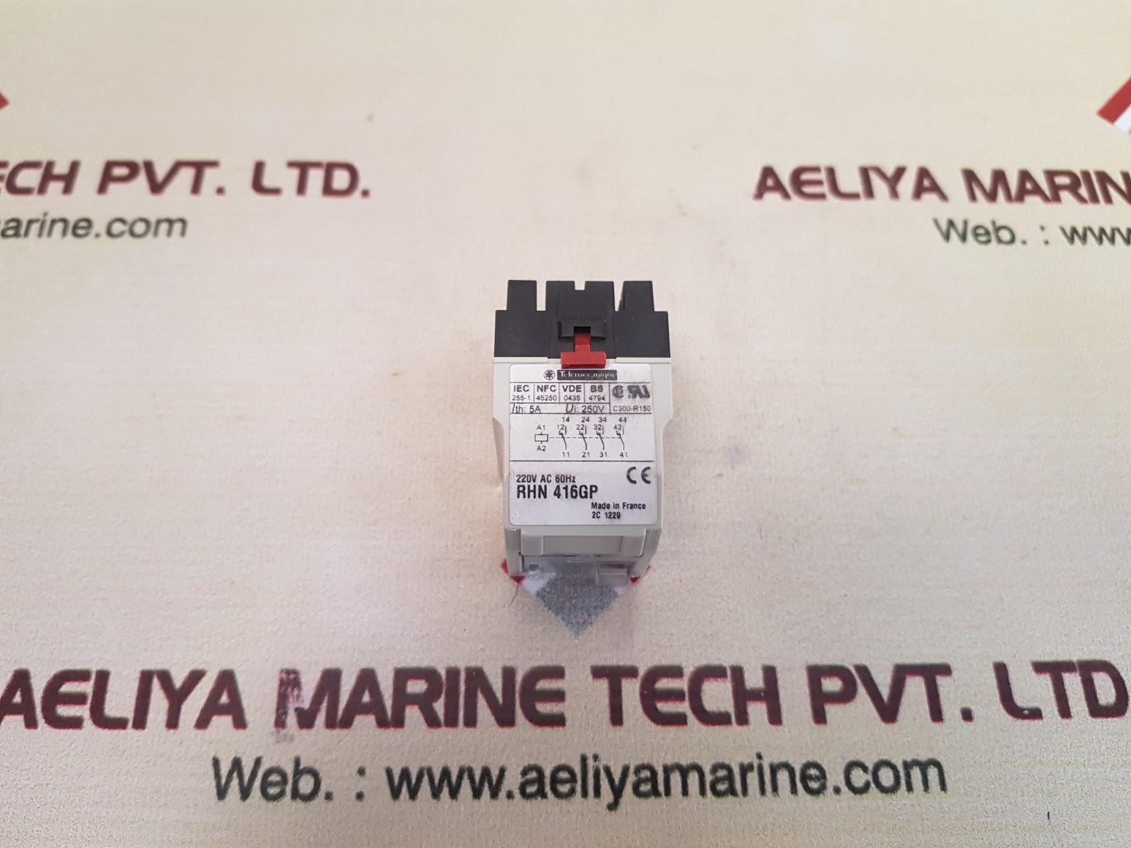 Telemecanique Rhn416Gp Inst-relay 220V Ac 60Hz - Image 2