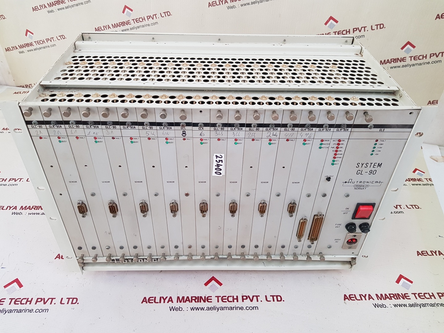 Autronica System Gln-90/8 Level Gauging System Central Unit 220V Ac