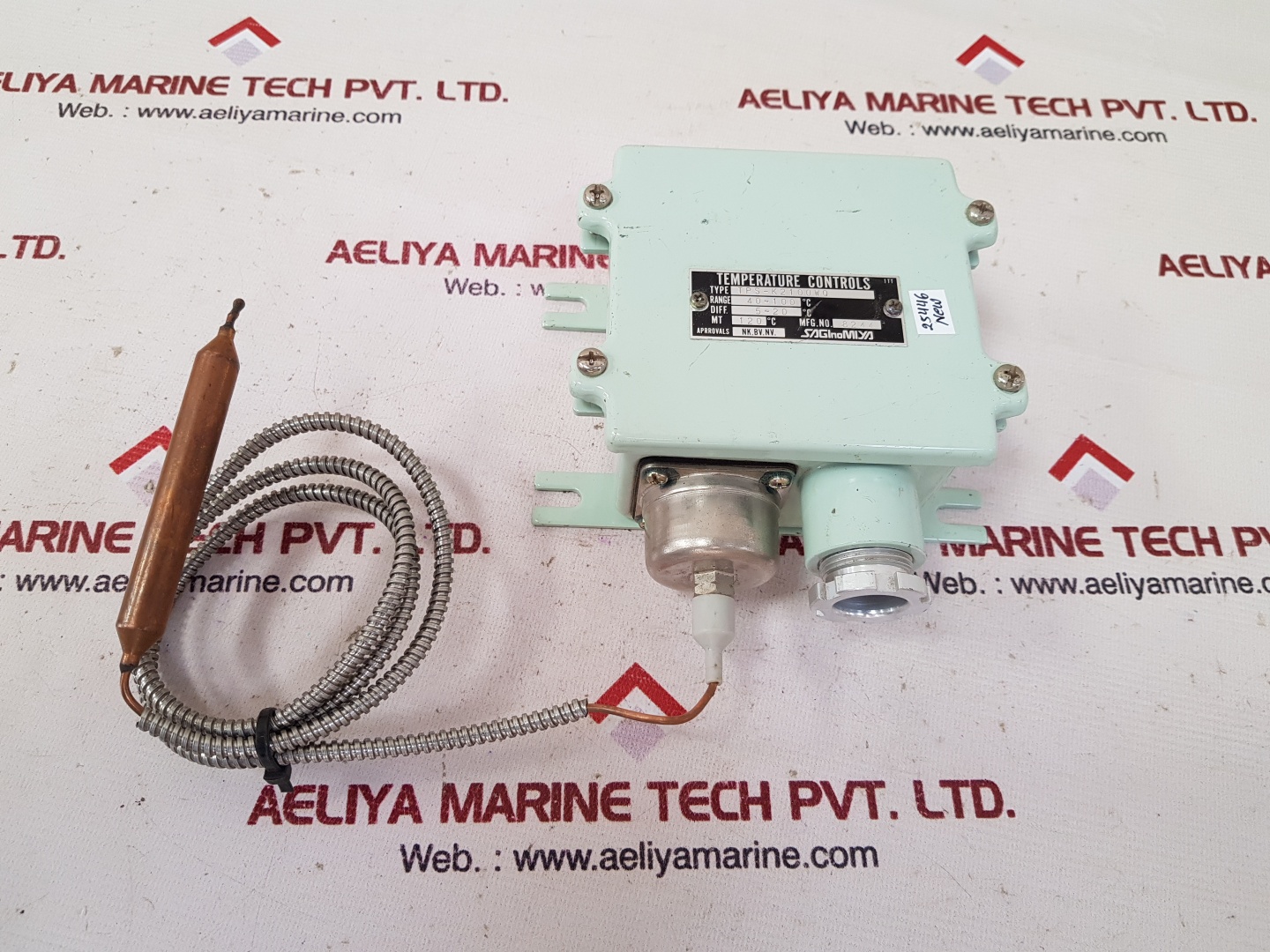 Saginomiya tps-k2100wq temperature control range 40~100°c