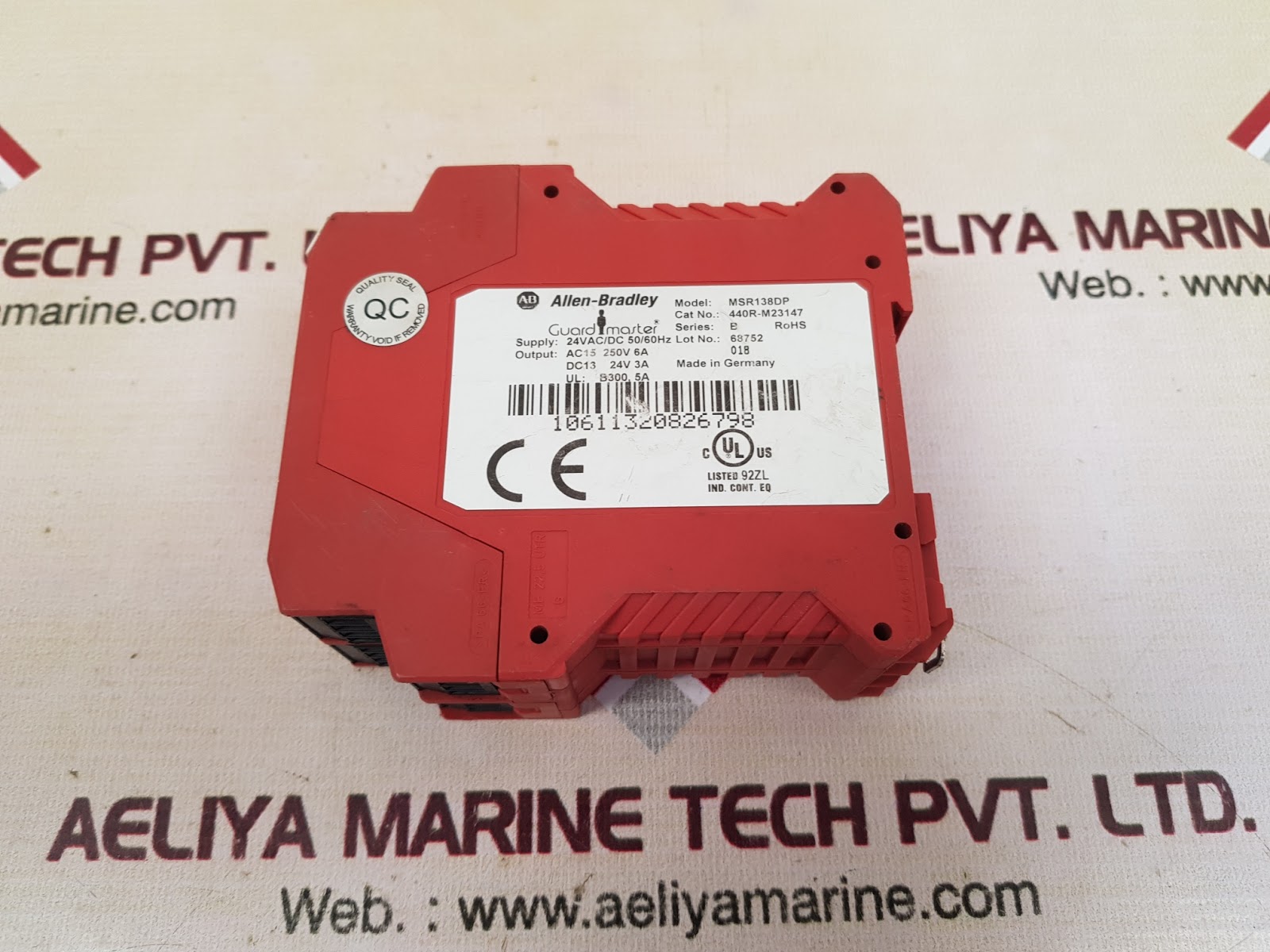 Allen-bradley msr138dp guard master safety relay 440r-m23147 - Image 5