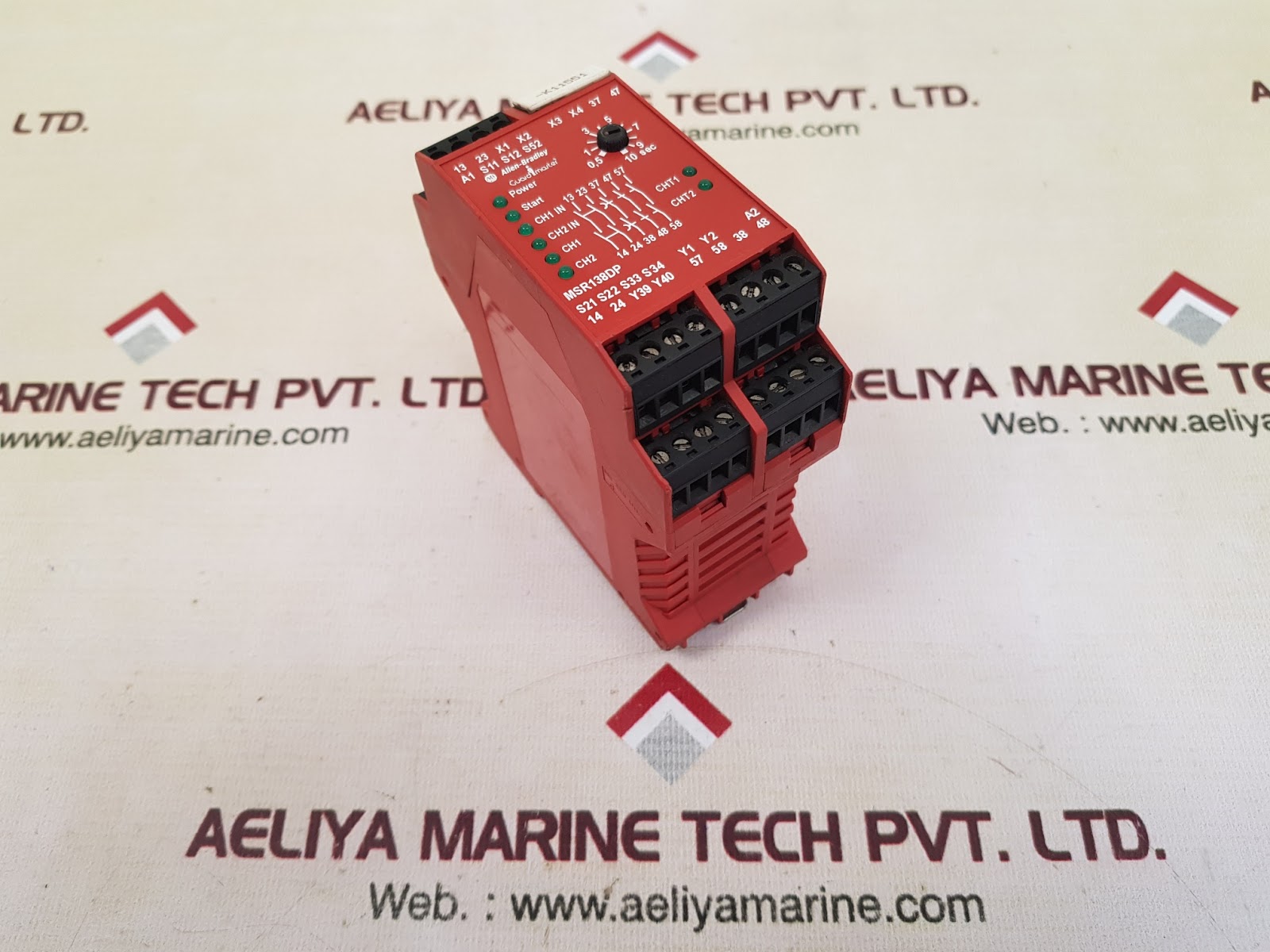 Allen-bradley msr138dp guard master safety relay 440r-m23147 - Image 2