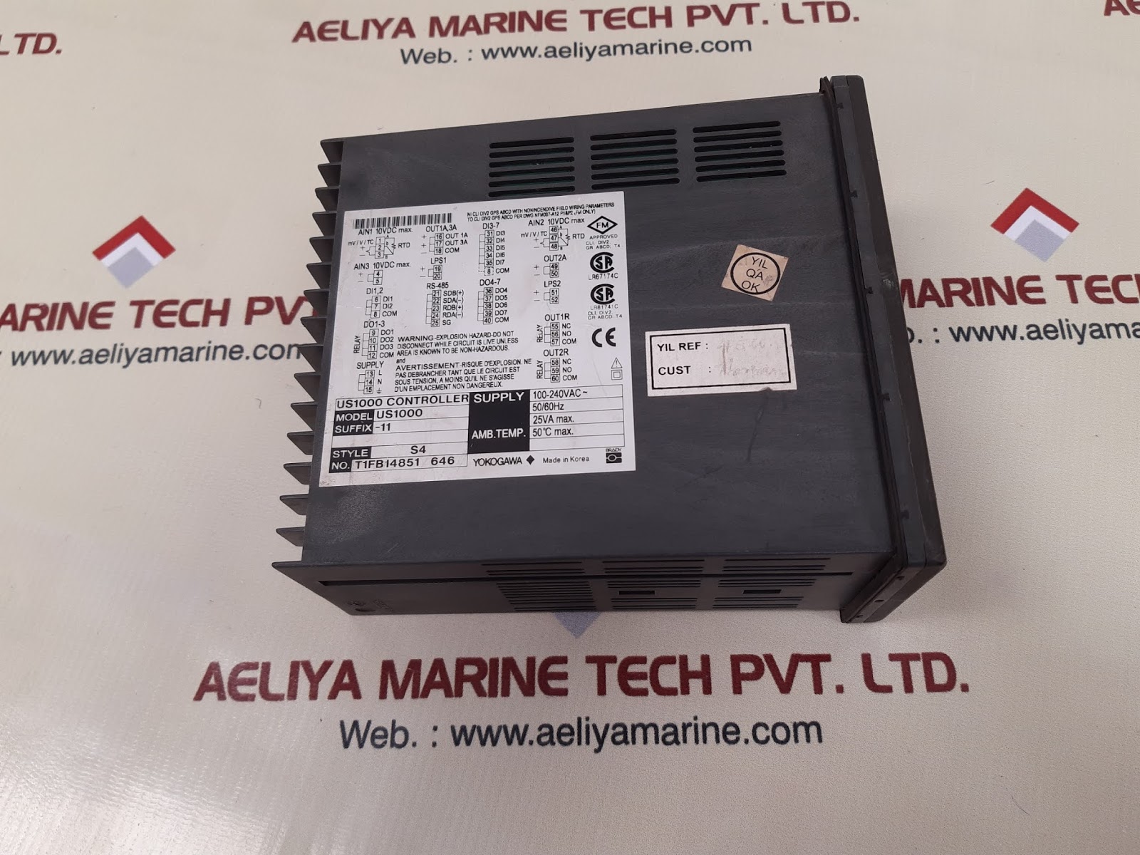 Yokogawa Us1000 -11 S4 Controller Single Loop Enhanced 100-240Vac 50/60Hz - Image 4