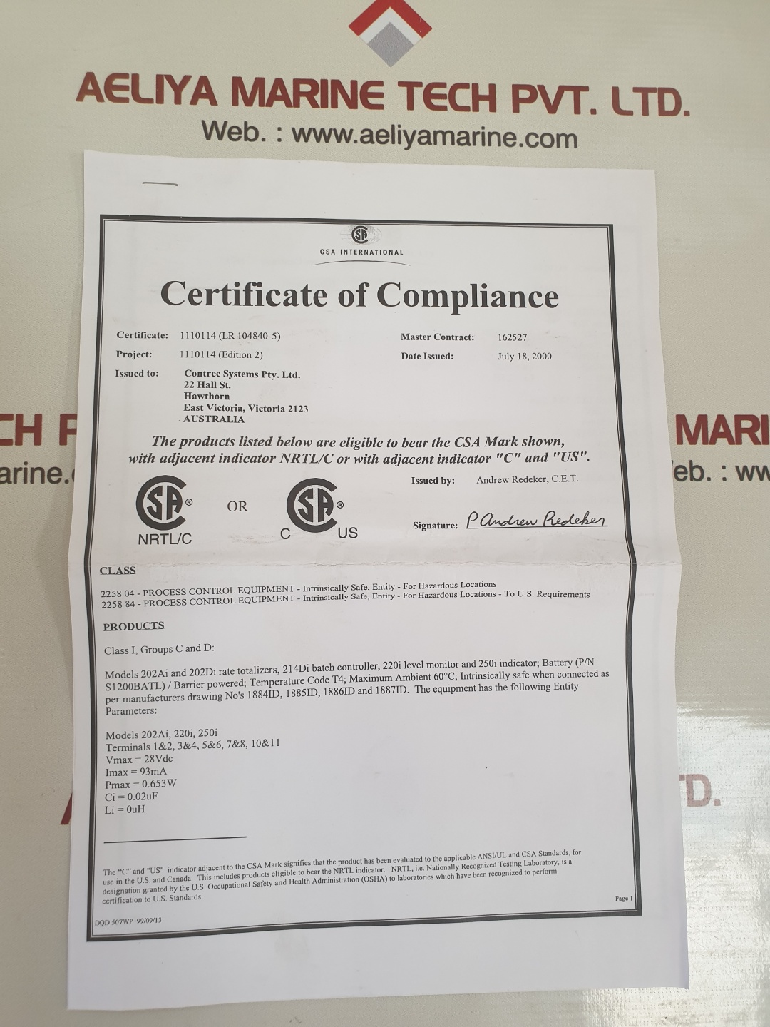 Contrec systems 202di & 214di flowmeter - Image 9