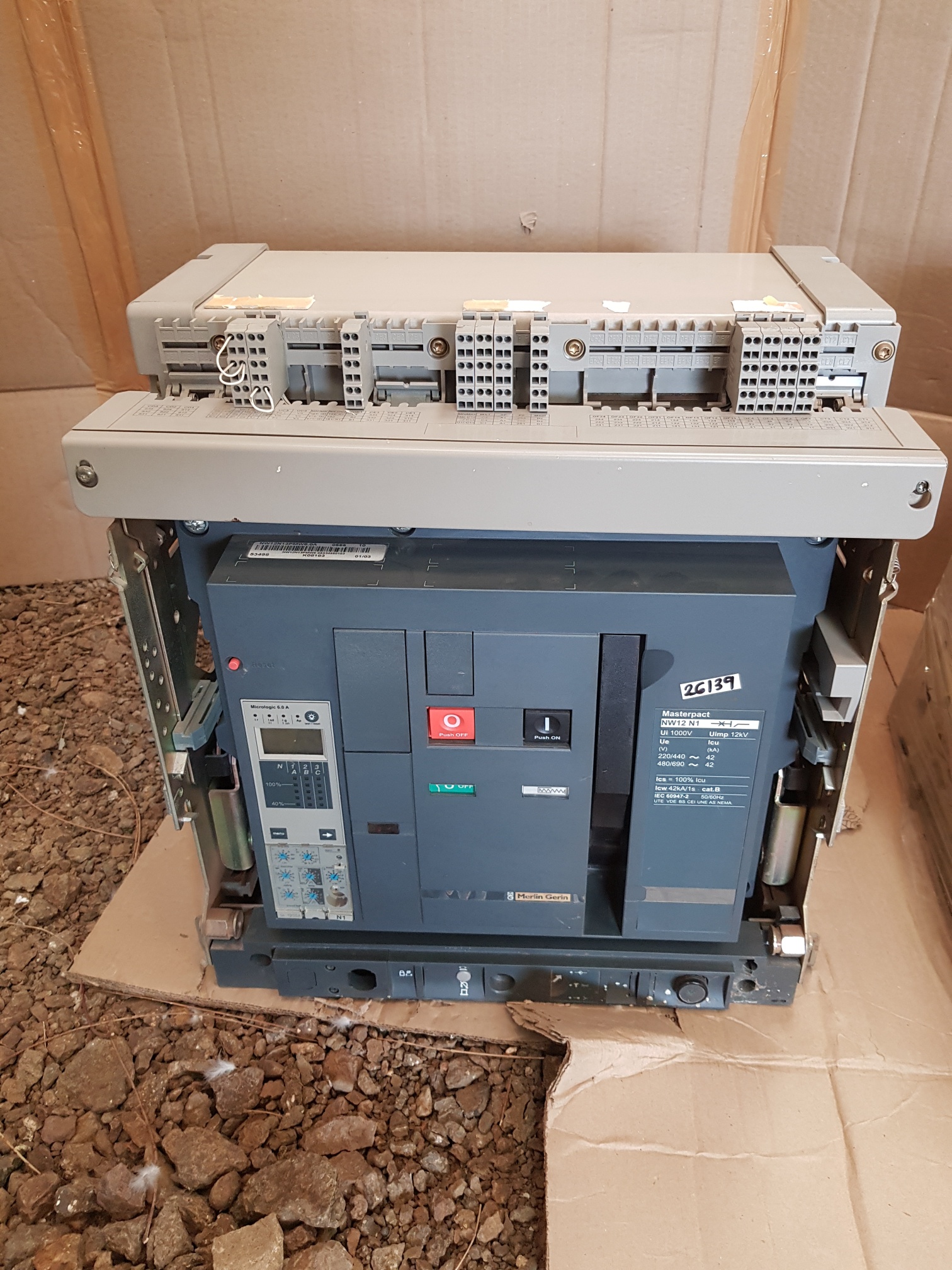 Merlin Gerin Nw12 N1 1250a Circuit Breaker 1000v