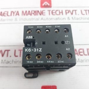 Abb K6-31z Contactor Relay 600v