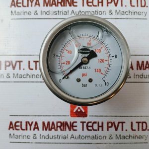 Brannan 0-10 Bar Pressure Gauge 10bar