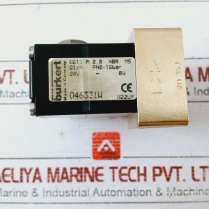 Burkert 0211 A 2,0 Nbr Ms Solenoid Valve 24v