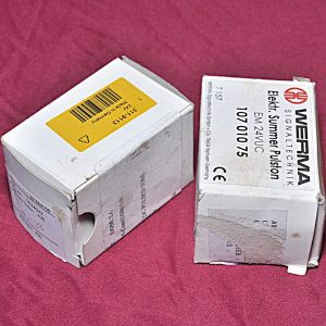 Werma 10701075 Black Panel Mount Buzzer