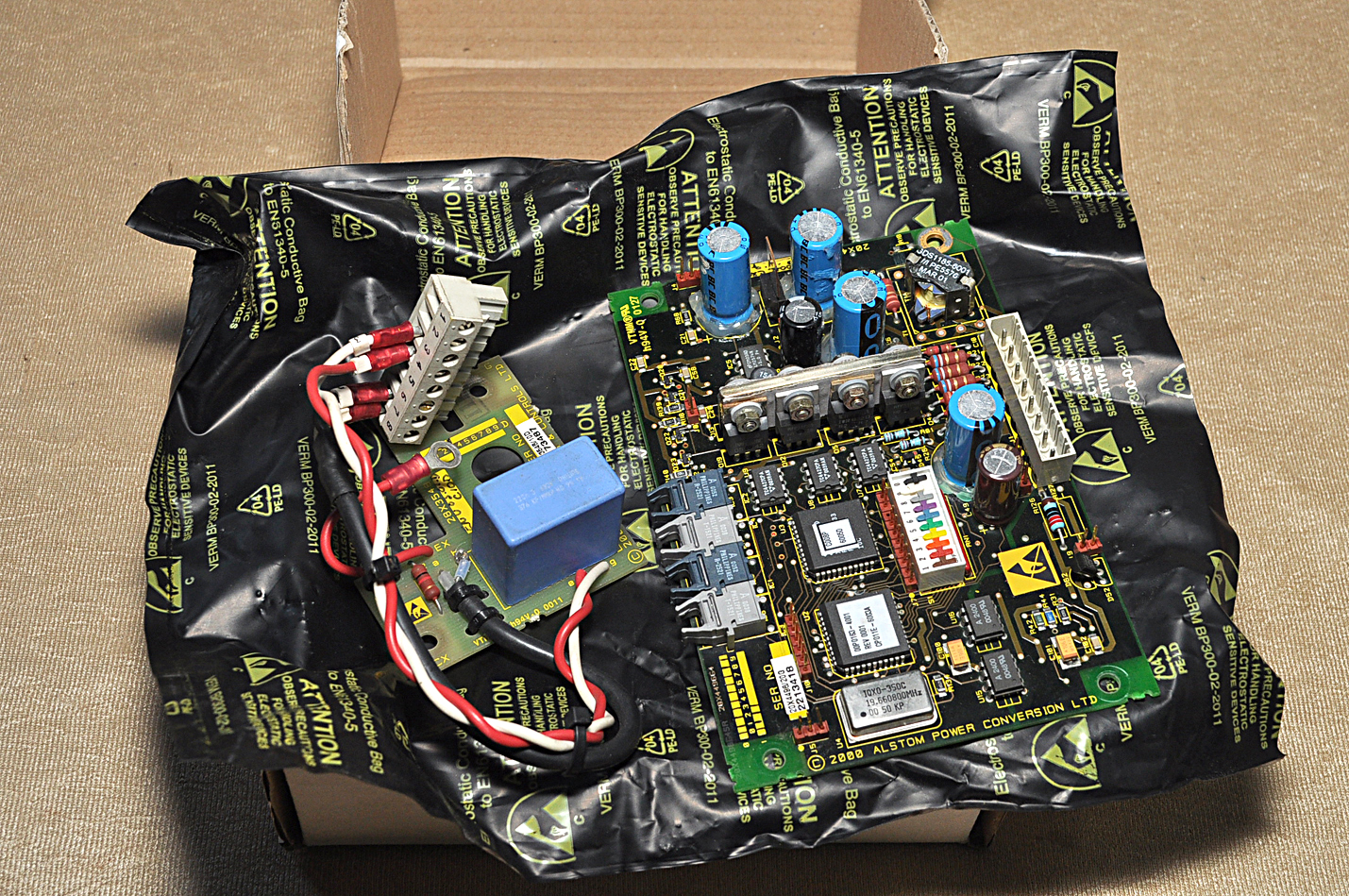 Alstom power conversion 20x4496/20g PCB circuit