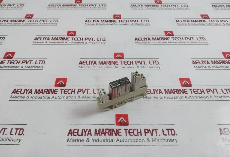 Delcon Rop 24cs Relay With Base *Lot Of (8) - Image 3