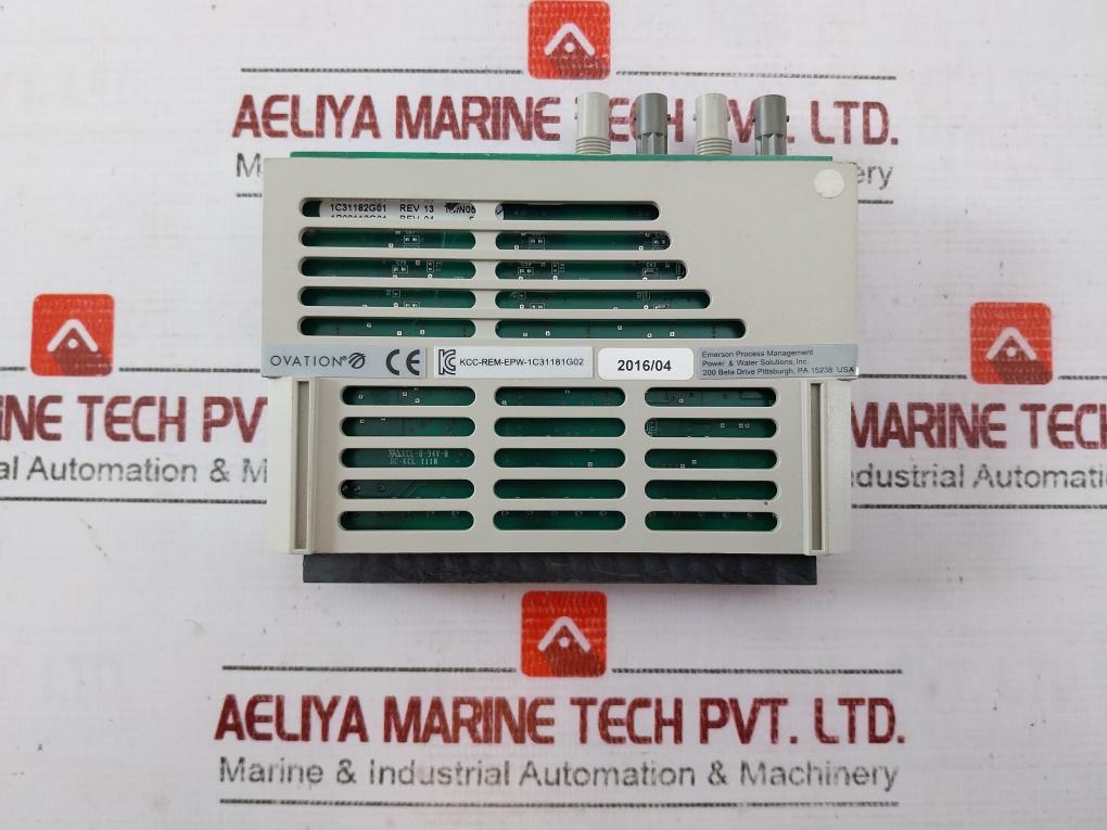 Emerson 1c31181g02 Remote I/O Module 94v - Image 3