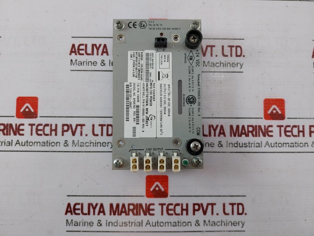 Honeywell 51199932-200 Ram Bakeup Battery Charger 24v - Image 3