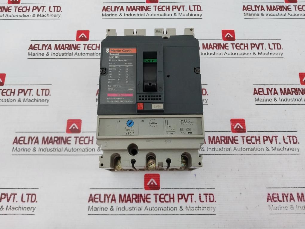 Merlin Gerin Schneider Electric Ns100-160-250 NHNa Circuit Breaker 750v