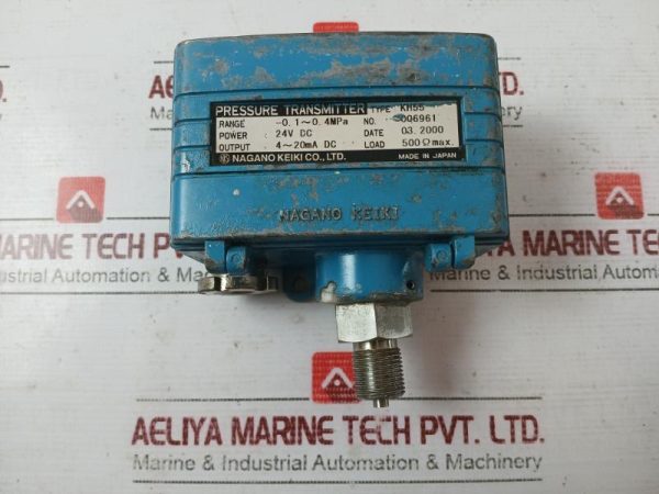 Nagano Keiki Kh55 Pressure Transmitter 24v