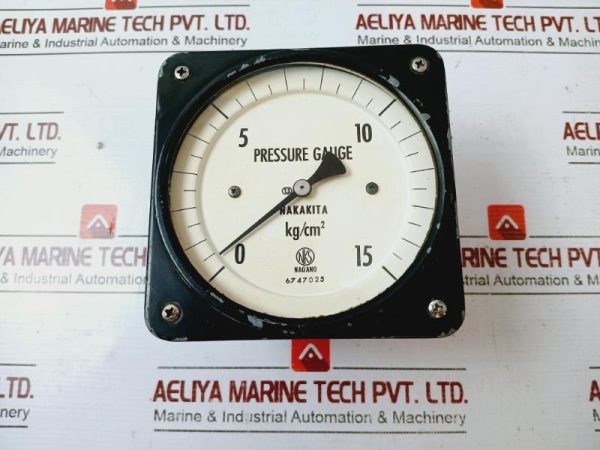 Nagano Nakakita 0 To 15 KgCm2 Pressure Gauge