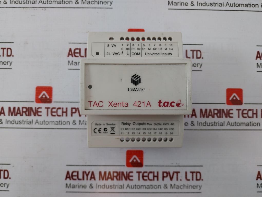 Schneider Electric Lonmark Tac Xenta 421a Universal Inputs Module 250v