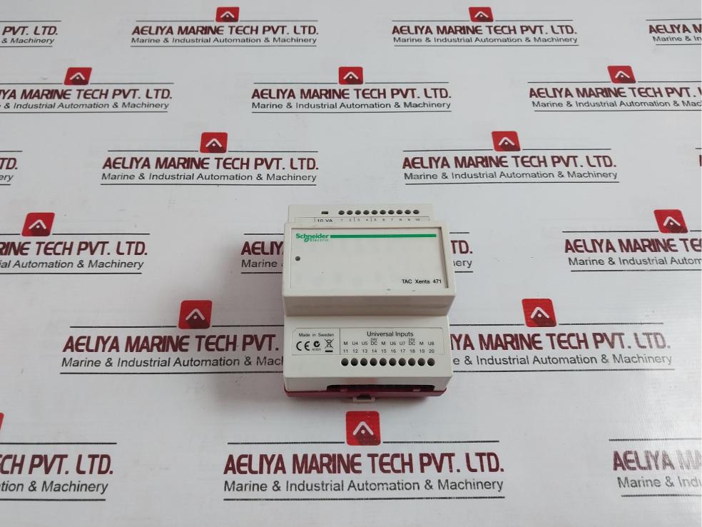 Schneider Electric Tac Xenta 471 Universal Inputs Digital Inputs 24v