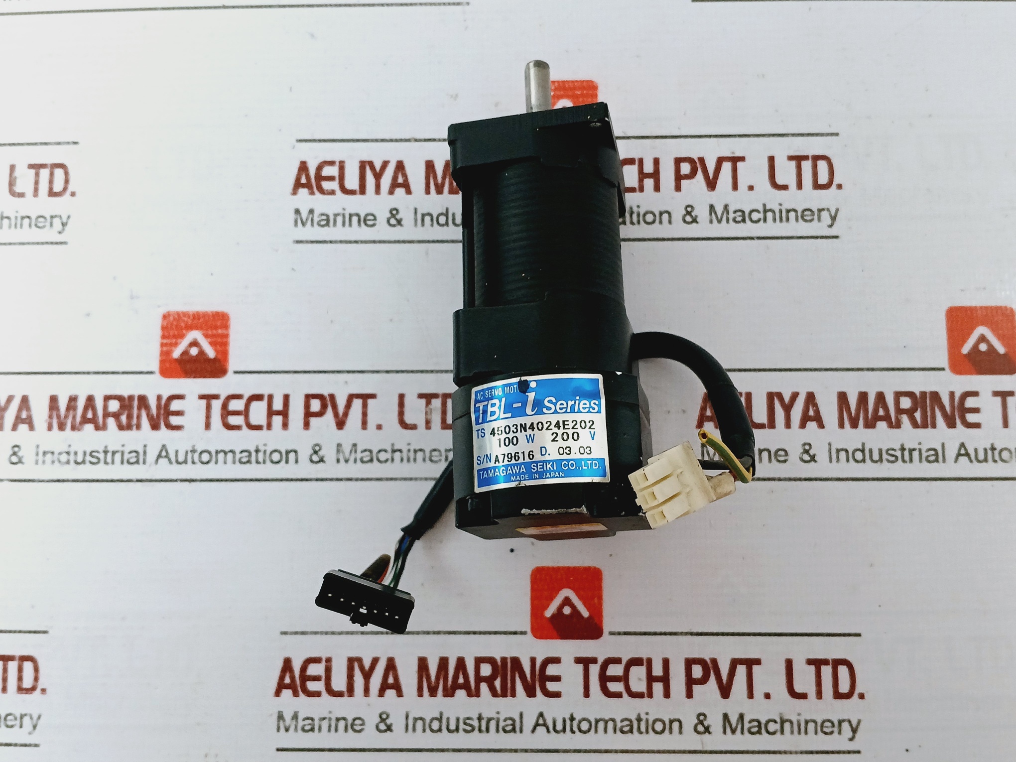 Tamagawa Seiki Ts 4503n4024e202 Ac Servo Motor 200v