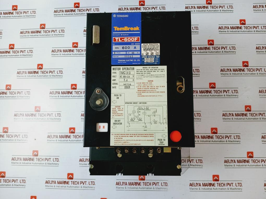 Terasaki Tl-600f Circuit Breaker 690v