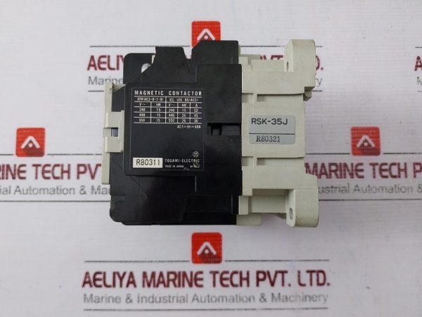 Togami Electric Pak-35J Magnetic Contactor 24V Ac 50/60 Hz 60A - Image 6