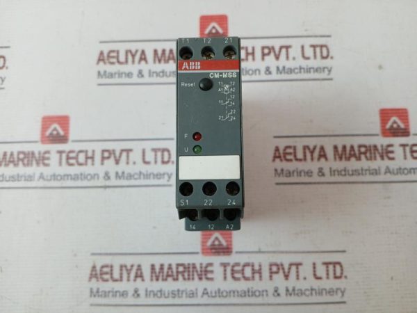 Abb Cm-Mss Thermistor Motor Protection Monitoring Relay 440v