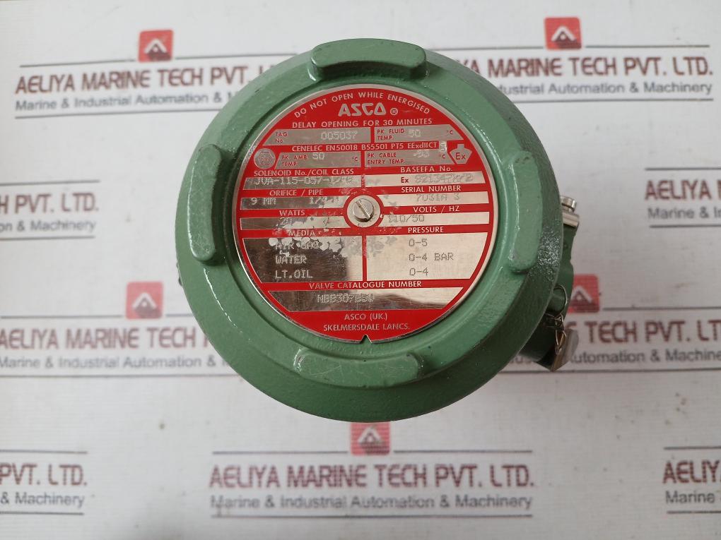 Asco Nbb307b5u Solenoid Valve 110v