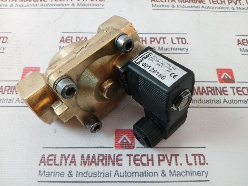 Burkert 6014 C 1,5 Fpm Ms Solenoid Valve 230v - Image 3