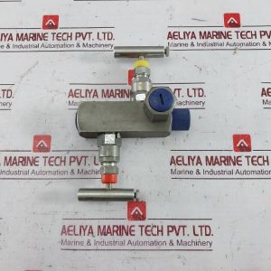 Excelock 2vm-Monel-1-2infpc Stainless Manifold Valve