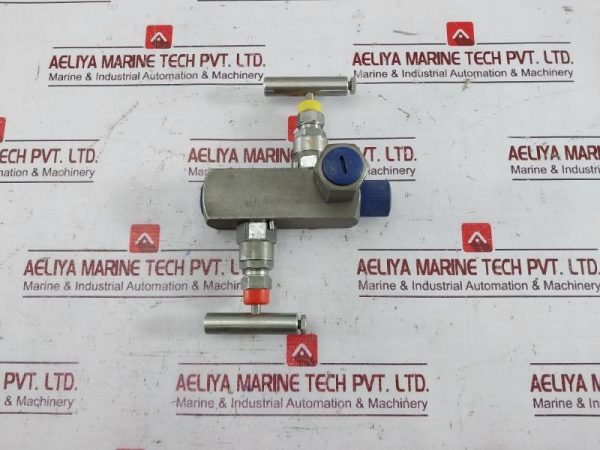 Excelock 2vm-Monel-1-2infpc Stainless Manifold Valve