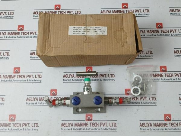 Excelock 3vm/T-Ss 316 Three Valve Manifold 6000psi