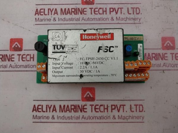Honeywell Fc-Tpsu-2430 Cc V1.1 Power Supply Converter 36v
