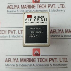 Omron 61f-Gp-Nt1 Floatless Level Switch 110v