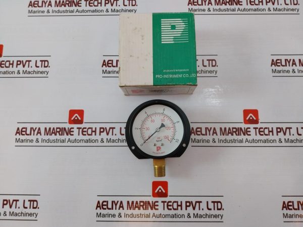 Pro-Instrument P100 P-B 3” Pressure Gauge