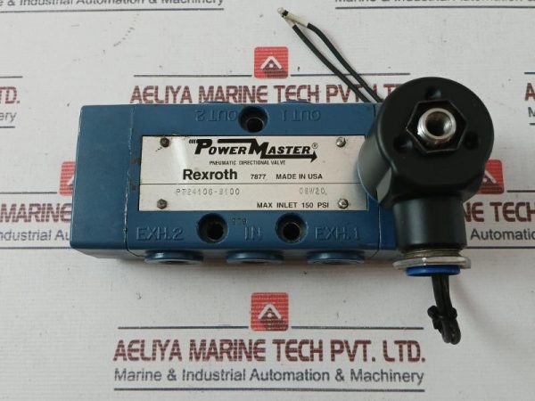 Rexroth Pt24106-9100 Pneumatic Directional Valve 24v