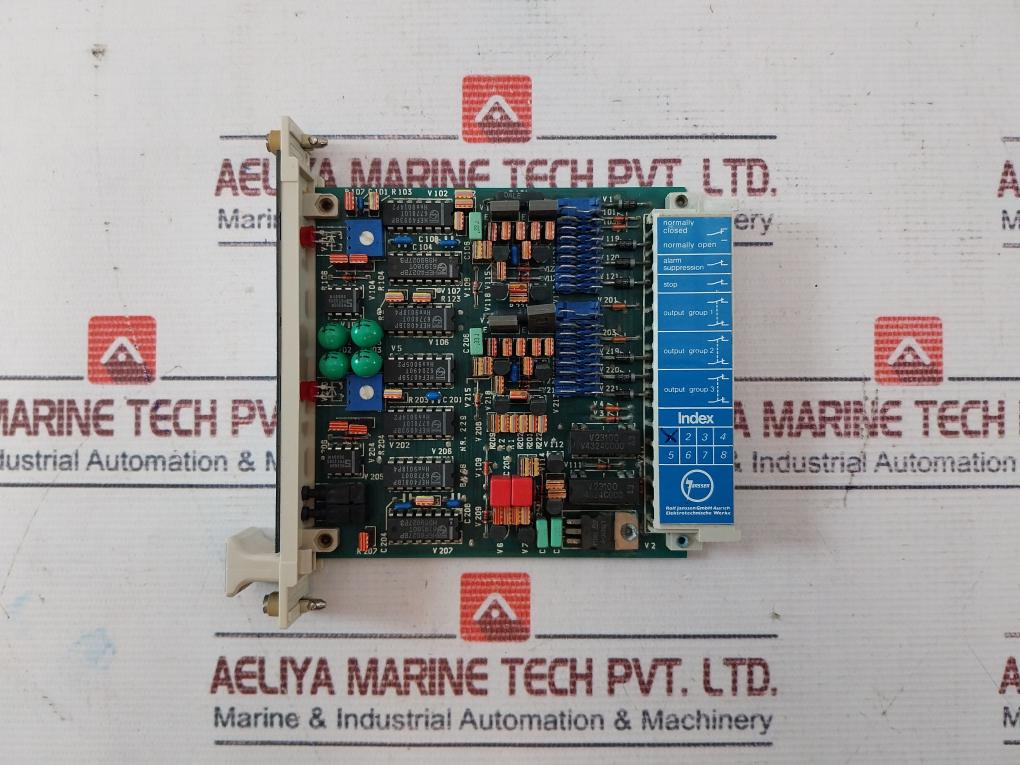 Rolf Janssen Bm 06 Printed Circuit Board For Overspeed Controller - Image 3