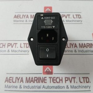 Schaffner Fn 394-6-05-11 Ac Power Entry Module 250v