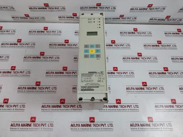 Siemens 7sj6001-4ea00-0da0Bb Overcurrent Protection Relay 240v