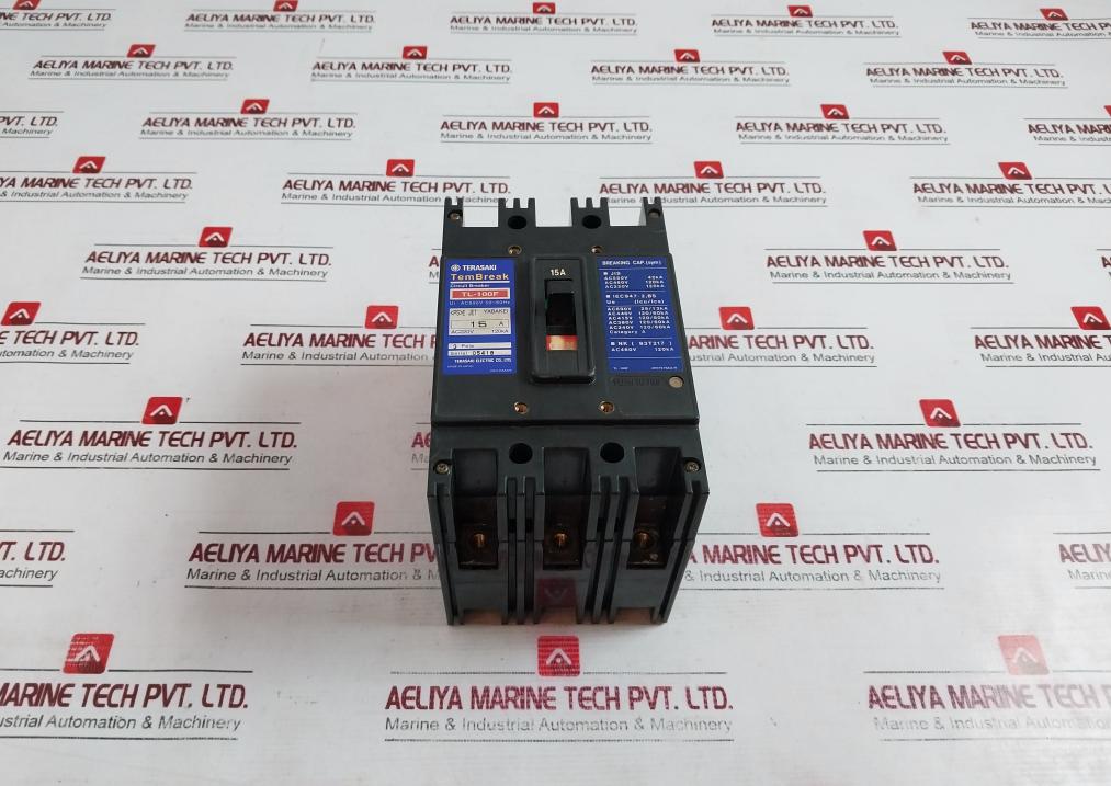 Terasaki Electric Tl-100f Tembreak Molded Case Circuit Breaker 3 Pole 690v
