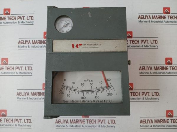 Vaf Instruments 0611-0013 603-C39 Pneumatic Controller Control Unit