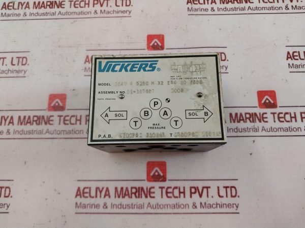 Vickers Dg4v 4 016c M X2 Er4 10 S585 Directional Control Valve 310 Bar