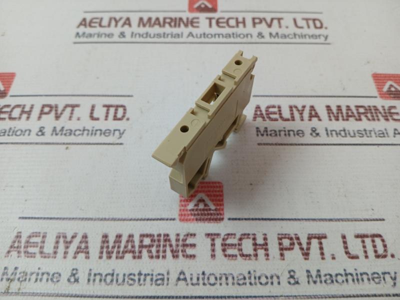 Weidmuller Ask1 Tan Rail Mount Fuse Holder Terminal 500v - Image 3