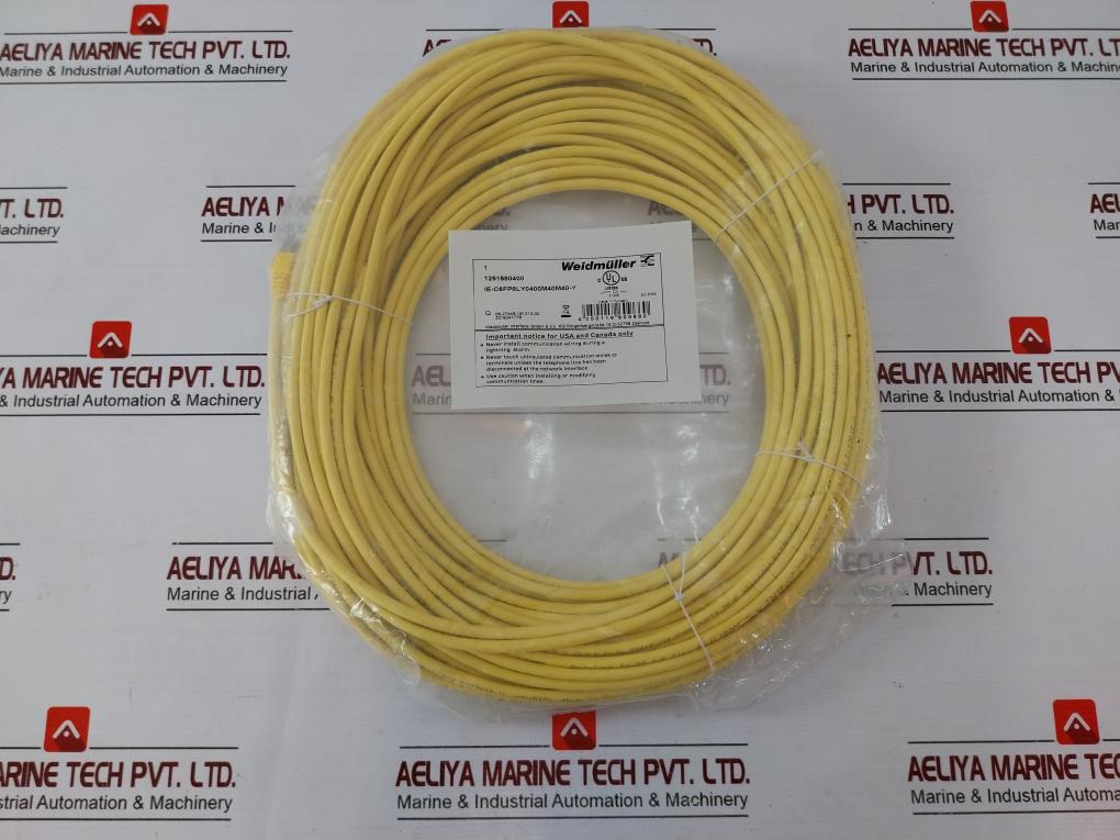Weidmuller Ie-C6fp8ly0400m40m40-Y Patch Cable